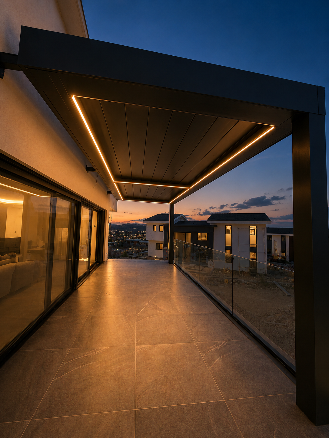 Bioklimatik Pergola Montajı 
